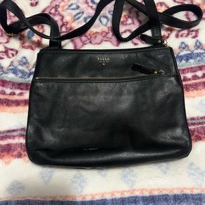 Fossil Leather Crossbody Bag